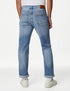 Loose Fit Vintage Wash Jeans